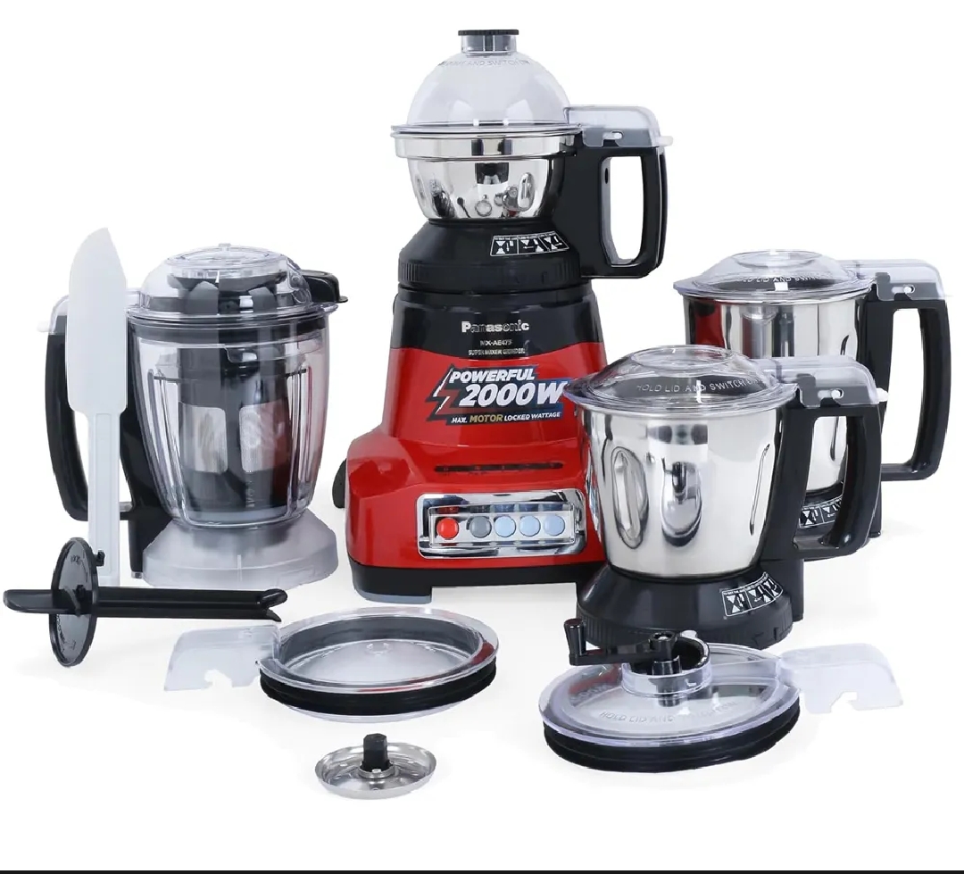 Panasonic MX-AE475 2000W 4-Jar Mixer Grinder
